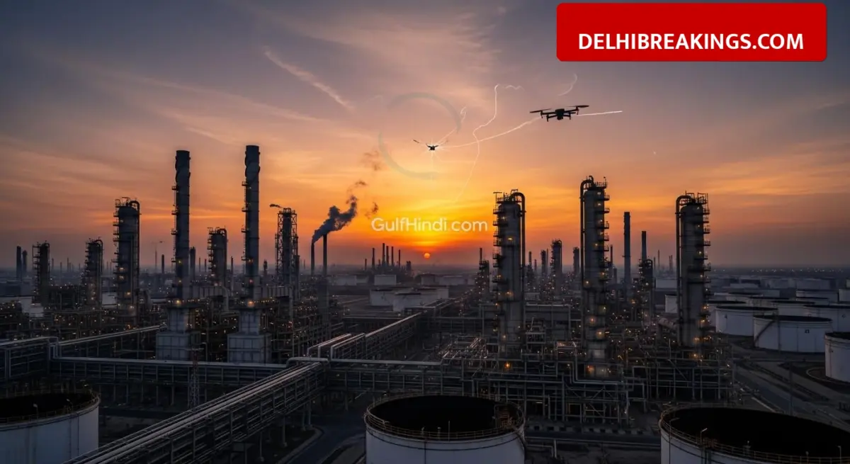 delhibreakings saudi arabia ras tanura drone attack oil prices impact Saudi Arabia Foils Drone Attack on Ras Tanura Refinery, Oil Prices Surge 10% After Incident