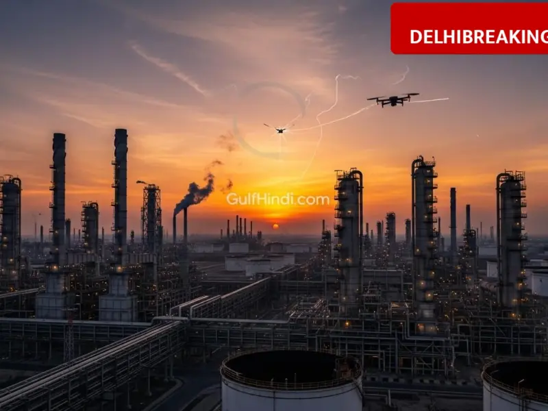 delhibreakings saudi arabia ras tanura drone attack oil prices impact Saudi Arabia Foils Drone Attack on Ras Tanura Refinery, Oil Prices Surge 10% After Incident