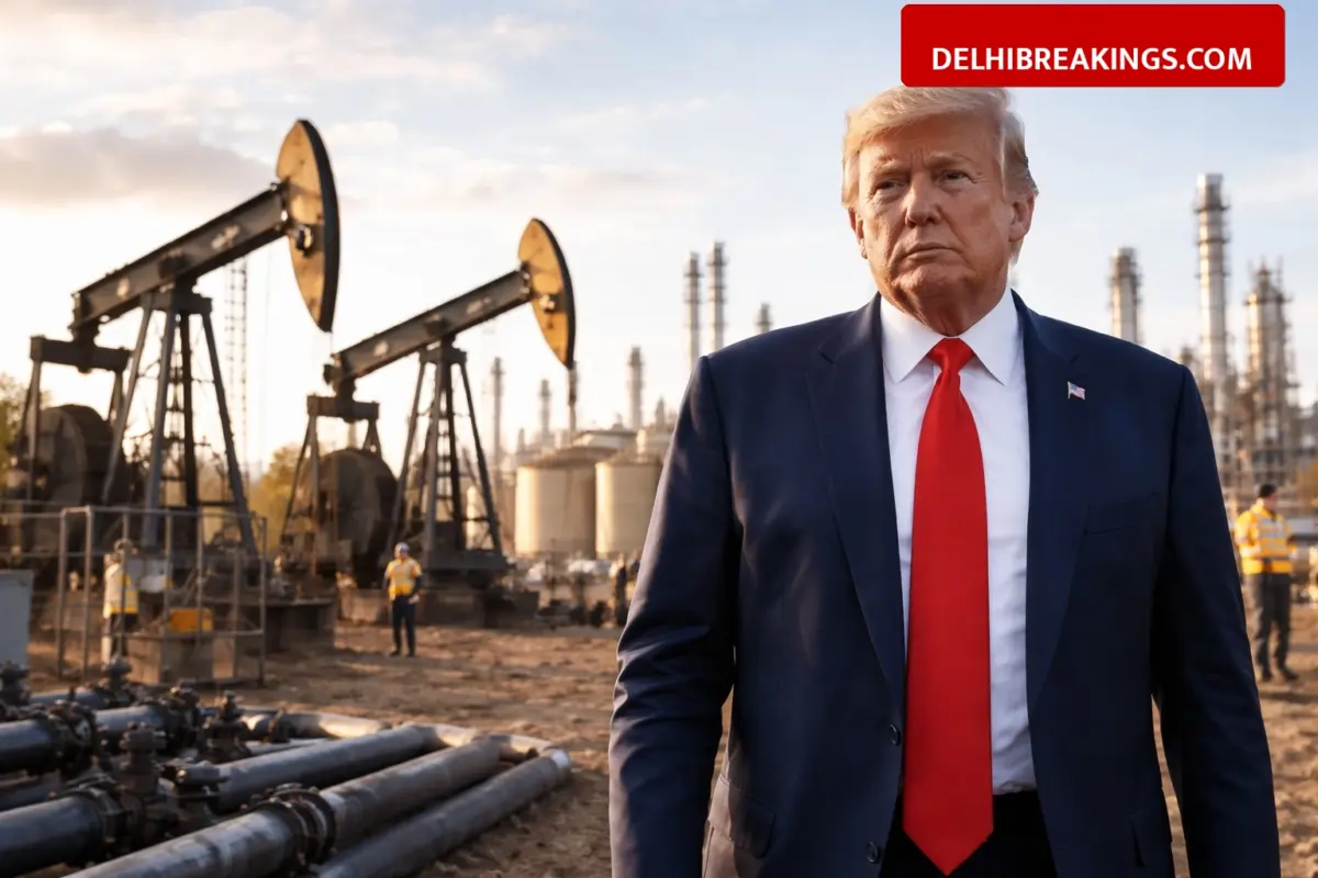 delhibreakings trump reviews oil price surge options march 2026 Oil Prices Surge to $119 per Barrel: Trump Reviews Emergency Options to Control Costs
