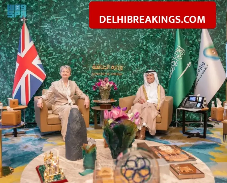 delhibreakings uk foreign secretary meets saudi energy minister riyadh UK Foreign Secretary Meets Saudi Energy Minister in Riyadh Amid Gulf Tensions, Focus on Oil Supply Security