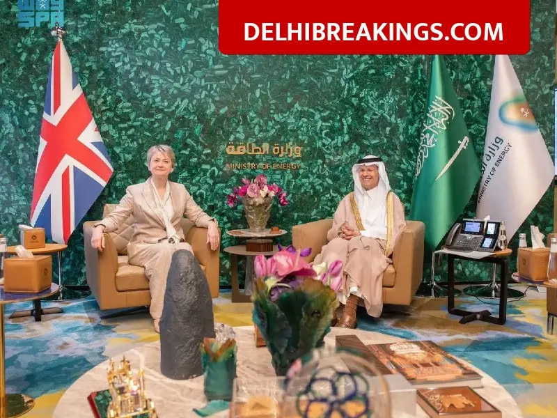 delhibreakings uk foreign secretary meets saudi energy minister riyadh UK Foreign Secretary Meets Saudi Energy Minister in Riyadh Amid Gulf Tensions, Focus on Oil Supply Security