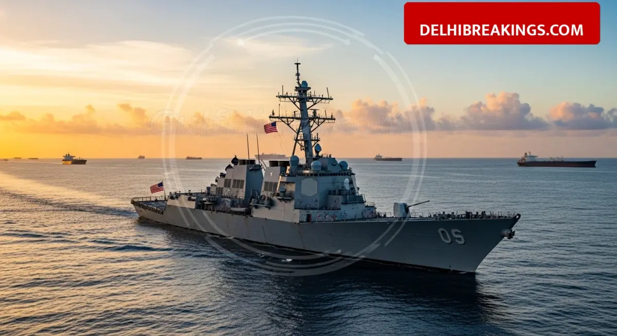 delhibreakings us navy to escort oil tankers strait of hormuz trump energy update US Navy to Escort Oil Tankers in Strait of Hormuz as Trump Orders Protection for Global Energy Flow