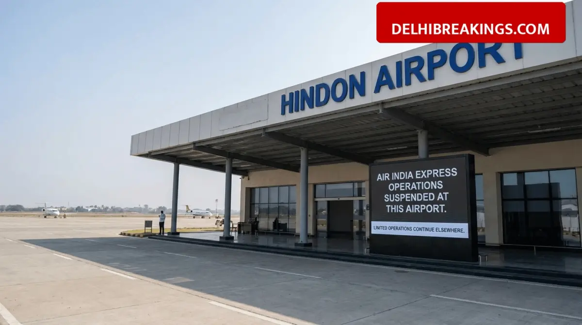 delhibreakings air india express shuts all flights from hindon airport Air India Express Shuts All Flights from Hindon Airport, Only 7 Flights Operational Now
