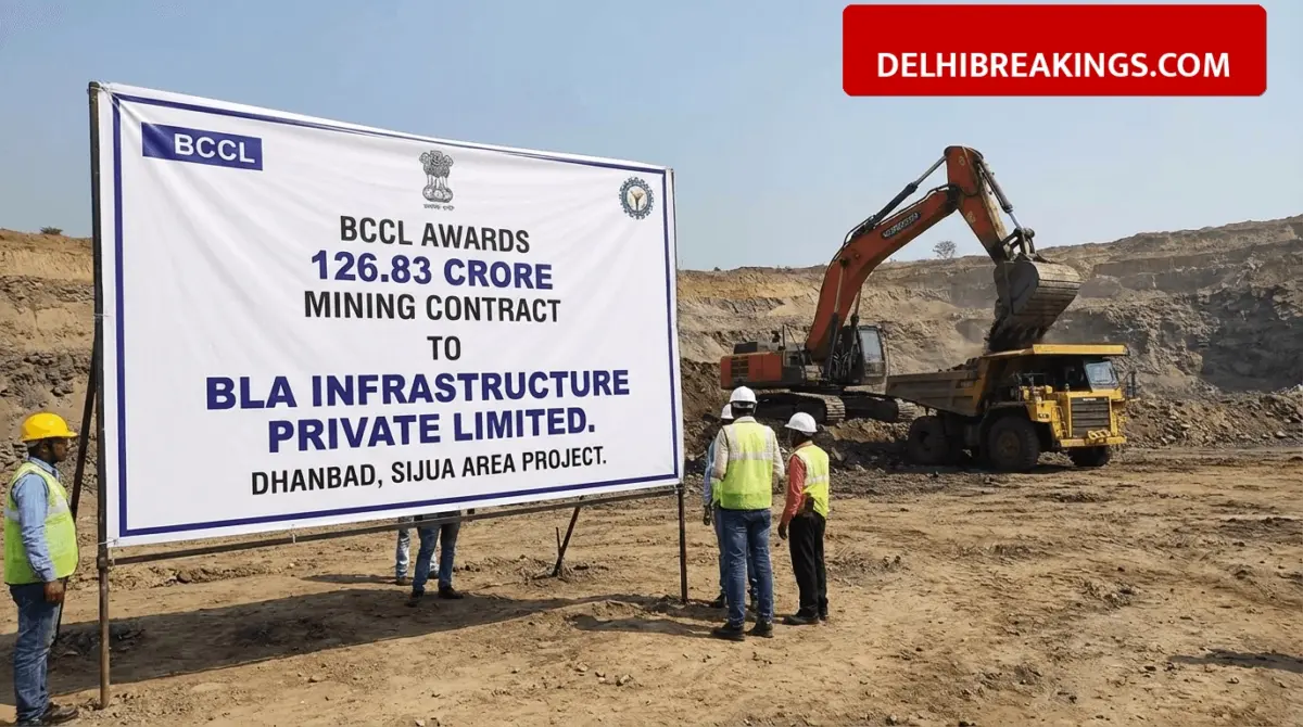 delhibreakings bccl dhanbad sijua area mining contract bla infrastructure BCCL Awards 126.83 Crore Mining Contract to BLA Infrastructure in Dhanbad Sijua Area