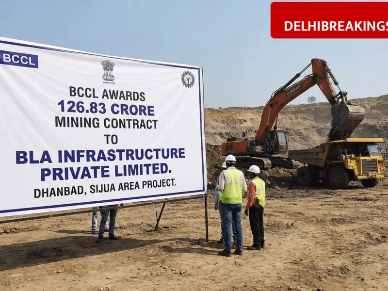 delhibreakings bccl dhanbad sijua area mining contract bla infrastructure BCCL Awards 126.83 Crore Mining Contract to BLA Infrastructure in Dhanbad Sijua Area
