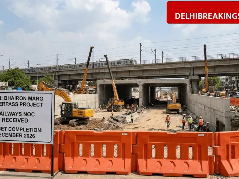 delhibreakings bhairon marg underpass railways noc december 2026 completion Delhi Bhairon Marg Underpass: Railways NOC Received, Project to be Completed by December 2026