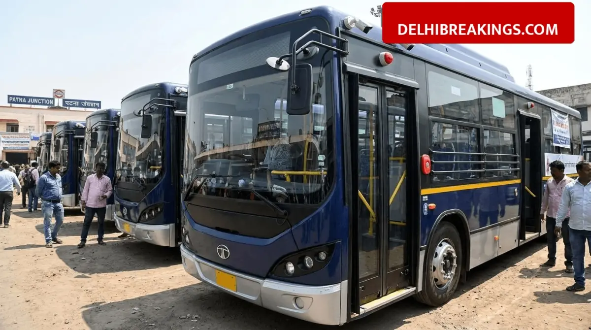 delhibreakings bihar govt new deluxe buses patna delhi haryana routes starting may Bihar Govt 32 New Deluxe Buses Reach Patna, Delhi and Haryana Service to Start in May