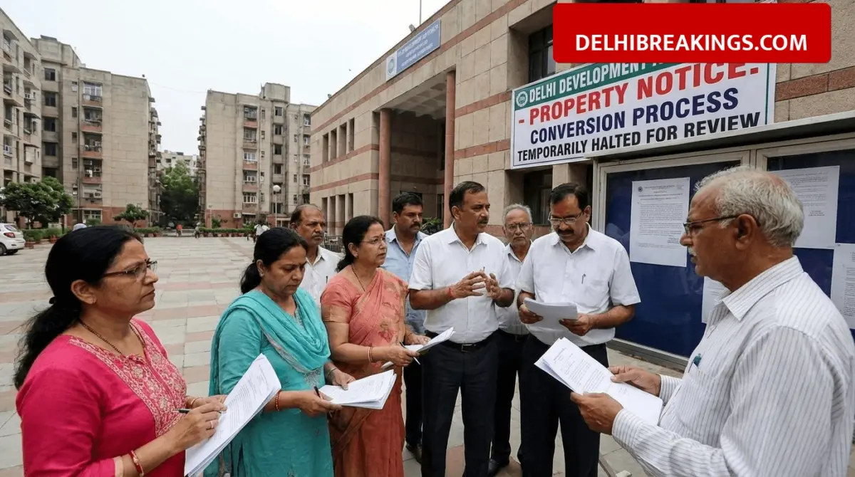 delhibreakings dda leasehold to freehold conversion halted delhi property news DDA Property Conversion Update: Leasehold to Freehold Process Halted for Review, Thousands of Owners Impacted