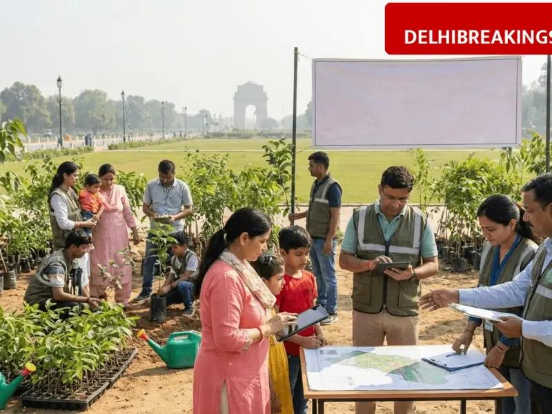 delhibreakings delhi 10 year biodiversity scientific plan 70 lakh trees plantation Delhi Gets First 10-Year Scientific Plan for Biodiversity, 70 Lakh Trees to be Planted by 2027