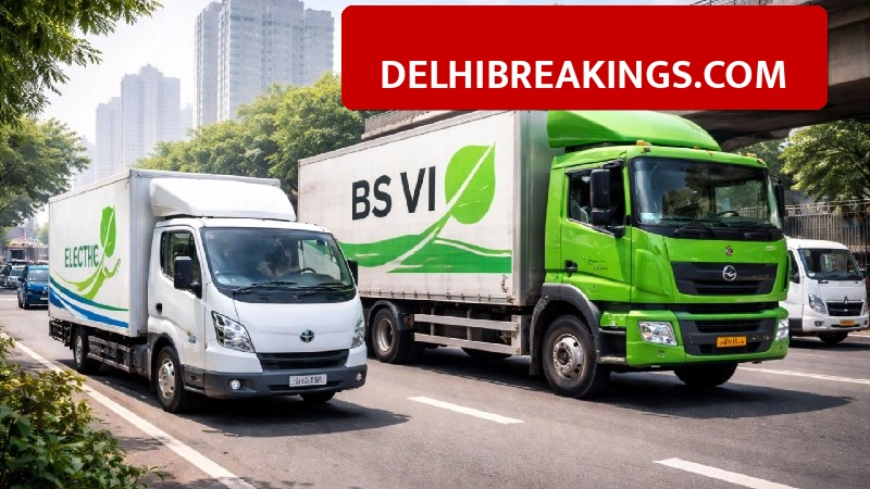 delhibreakings delhi air pollution mitigation action plan 2026 new rules Delhi Govt New Air Plan: Only BS VI and Electric Goods Vehicles to Enter from November 2026