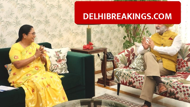 delhibreakings delhi cm lg meeting summer monsoon png expansion 2026 Delhi CM Rekha Gupta Meets LG Sandhu to Discuss Summer Action Plan and PNG Network Expansion