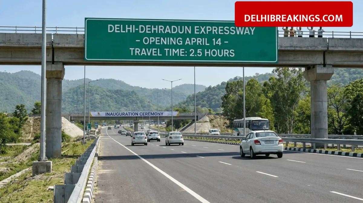 delhibreakings delhi dehradun expressway inauguration date and travel time update Delhi-Dehradun Expressway to Open on April 14, Travel to Uttarakhand in Just 2.5 Hours