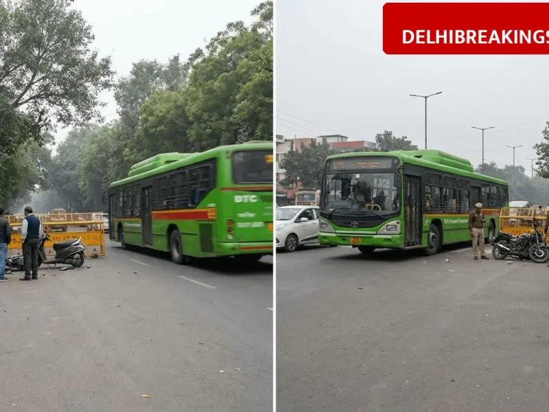 delhibreakings delhi dtc bus accidents fatal humayun road azadpur Delhi DTC Bus Accidents: Two Dead in Separate Crashes at Humayun Road and Azadpur