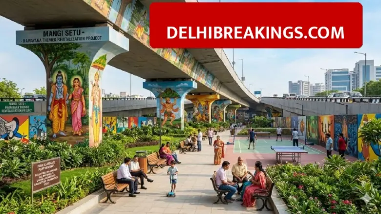 delhibreakings delhi govt flyover green zones csr project Delhi Govt Green Zones: Private Companies to Beautify 6 Flyovers Under CSR Initiatives