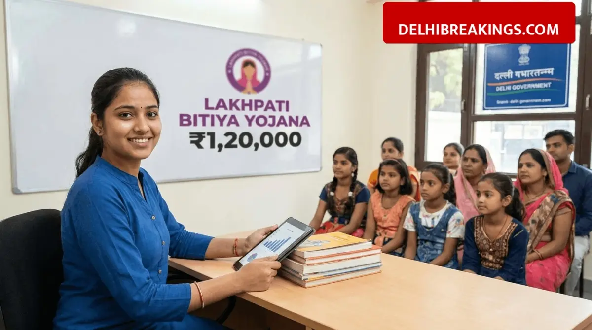 delhibreakings delhi govt lakhpati bitiya yojana benefits eligibility Delhi Govt Lakhpati Bitiya Yojana: Girls to Get 1.20 Lakh for Higher Education and Financial Security