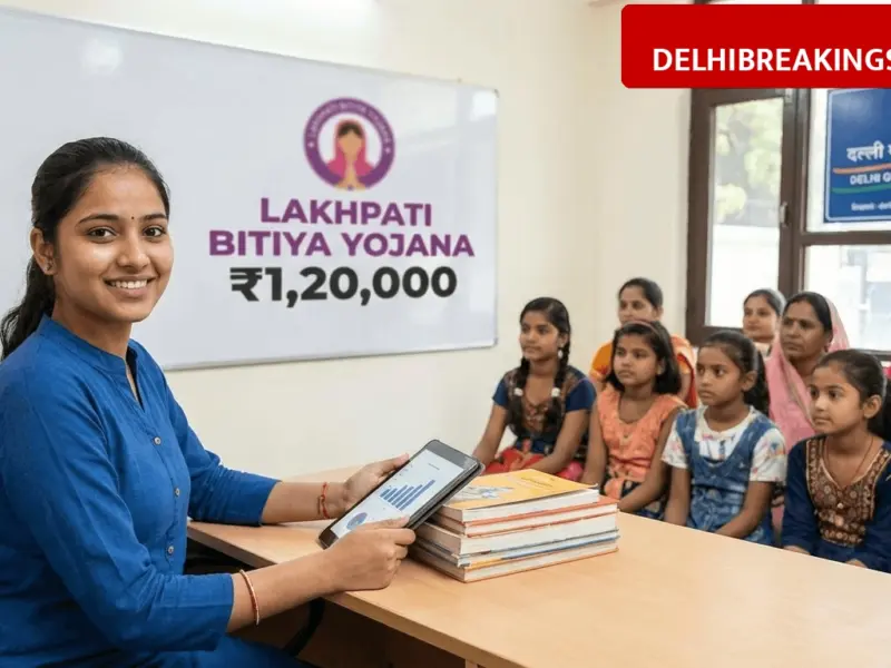 delhibreakings delhi govt lakhpati bitiya yojana benefits eligibility Delhi Govt Lakhpati Bitiya Yojana: Girls to Get 1.20 Lakh for Higher Education and Financial Security