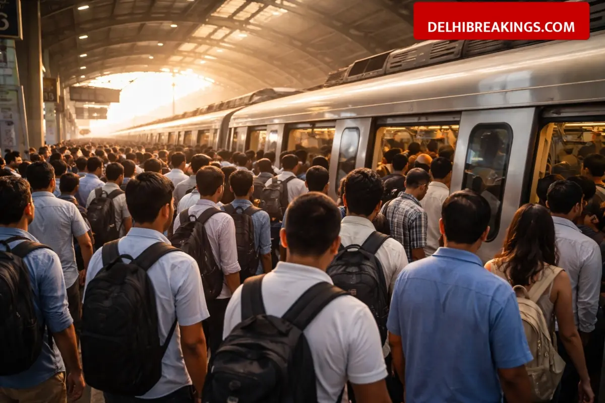 delhibreakings delhi metro 5 am start demand summer timing Delhi Metro Timing Update: Commuters Seek 5 AM Start to Beat Summer Heat