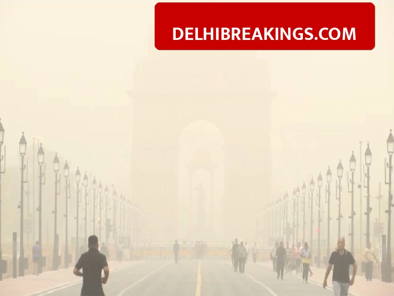 delhibreakings delhi ncr dust storm visibility drop imd rain forecast Delhi-NCR Dust Storm Lowers Visibility as IMD Predicts Light Rain and Cloudy Skies