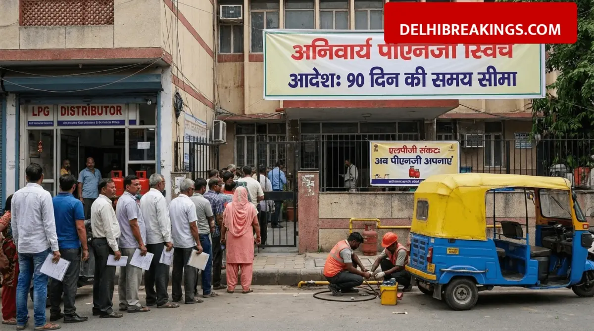 delhibreakings delhi ncr lpg crisis mandatory png connection rules 90 day deadline Delhi-NCR LPG Crisis: Government Issues Mandatory PNG Switch Order with 90-Day Deadline
