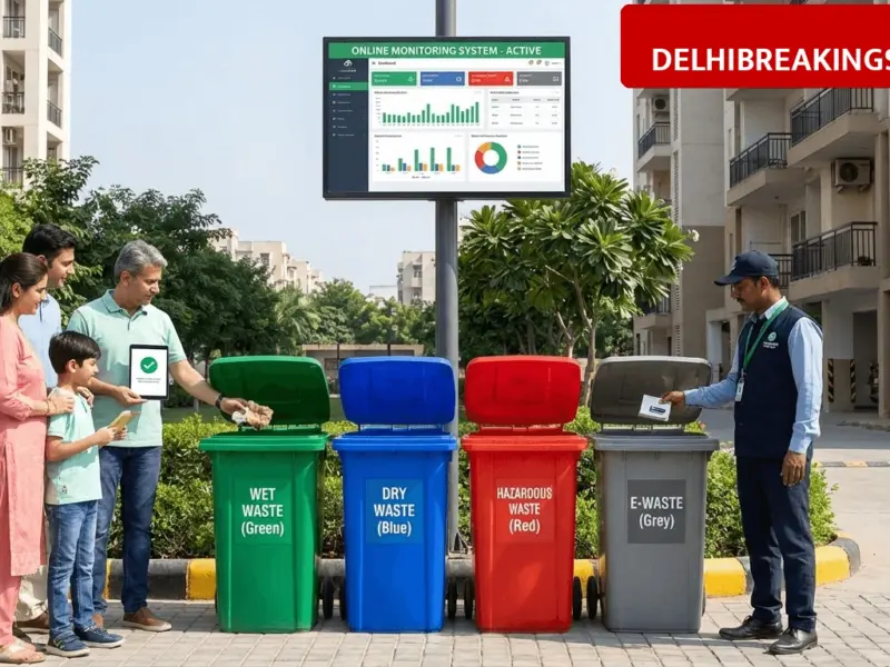 delhibreakings delhi ncr new solid waste management rules 2026 online monitoring Delhi NCR Waste Management Rules 2026: New Online Monitoring and Four-Stream Segregation Policy Starts