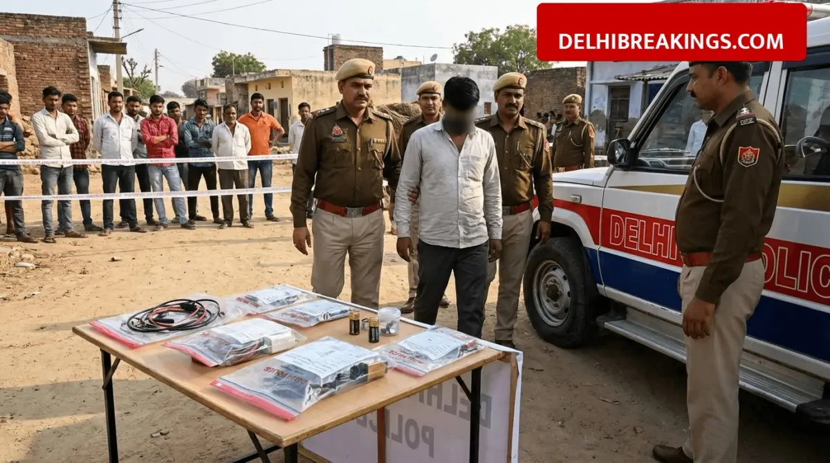 delhibreakings delhi police arrests isis suspect rizwan kushinagar up Delhi Police Arrests ISIS Suspect Rizwan from Kushinagar with Bomb Making Material