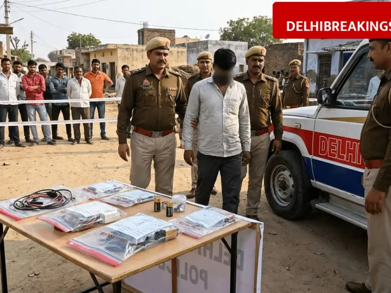 delhibreakings delhi police arrests isis suspect rizwan kushinagar up Delhi Police Arrests ISIS Suspect Rizwan from Kushinagar with Bomb Making Material