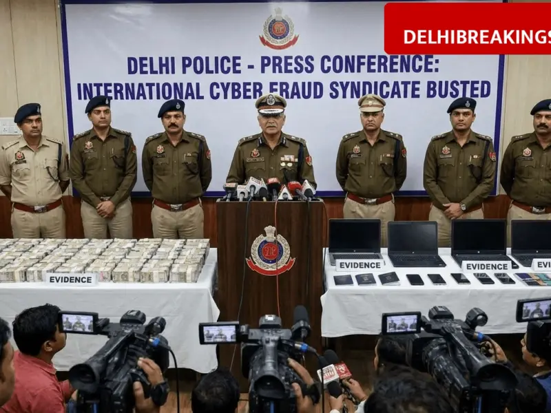 Delhi Police Busts International Cyber Fraud Syndicate: Rs 300 Crore Scam Exposed, 11 Arrested