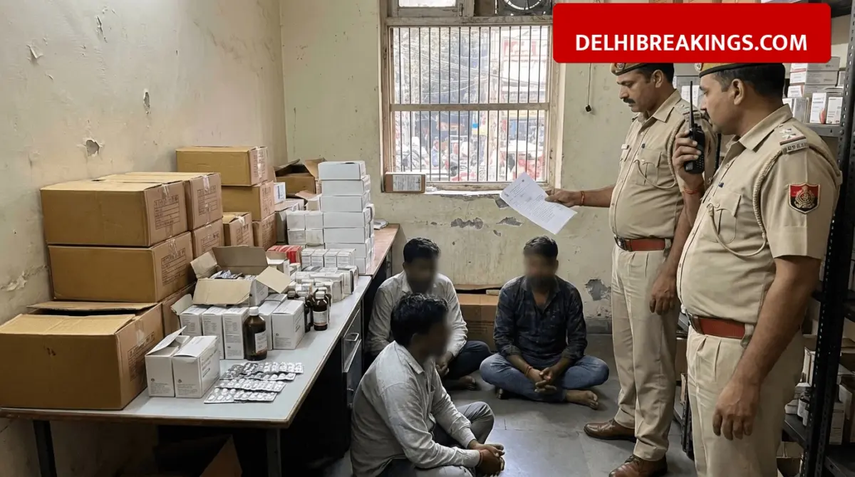 delhibreakings delhi police busts govt medicine racket private sale Delhi Police Busts Racket Diverting Govt Hospital Medicines for Private Sale, 3 Arrested