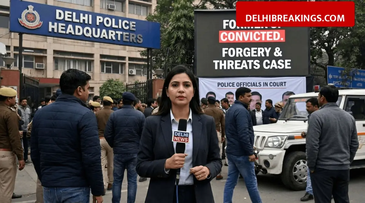delhibreakings delhi police former si kavita mathur convicted forgery case Delhi Police Former SI Kavita Mathur Convicted for Forging Senior Officials Signatures and Threatening ACP