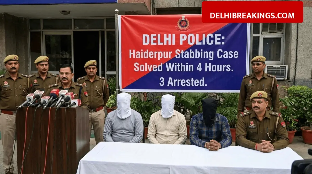 delhibreakings delhi police solve haiderpur stabbing case arrests Delhi Police Solve Haiderpur Stabbing Case Within 4 Hours, 3 People Arrested