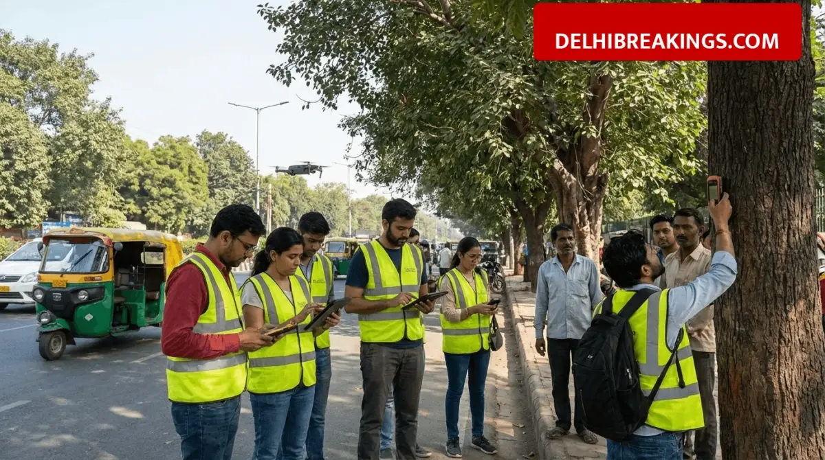 delhibreakings delhi tree census 30 years after new technology budget approved Delhi to Start Tree Census After 30 Years: New Technology and 2.9 Crore Budget Approved