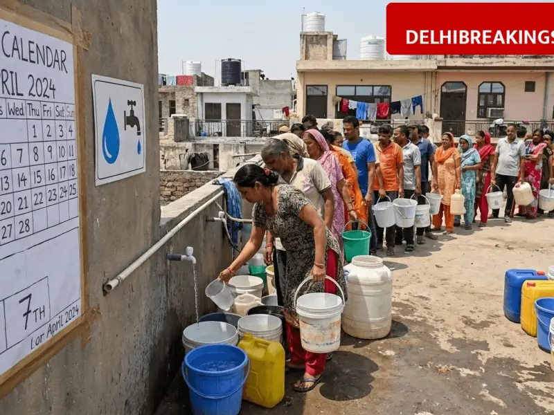 delhibreakings delhi water supply disruption april 6 7 2026 advisory Delhi Water Supply: Water Shortage in Many Areas on April 6 and 7, DJB Advises Storing Water