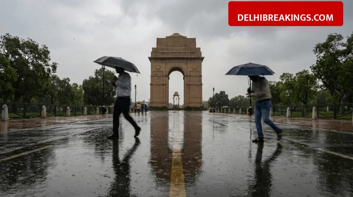 delhibreakings delhi weather update rain forecast april 7 8 heat increase Delhi Weather Update: Rain and Strong Winds Expected on April 7 and 8, Heat to Rise After April 10