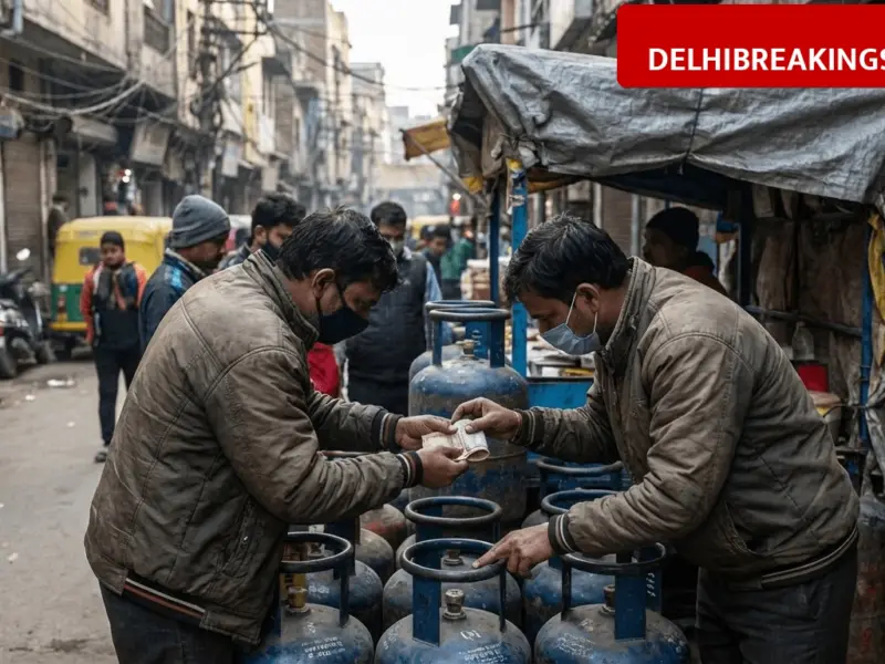 delhibreakings lpg black marketing delhi cylinder price arrests official updates LPG Black Marketing in Delhi: ₹913 Cylinder Being Sold for ₹4,500 in Illegal Market
