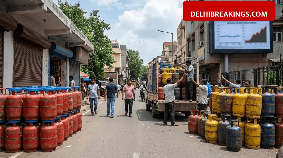 delhibreakings lpg price delhi today domestic rates stable commercial hike LPG Price Today in Delhi: Domestic Gas Rates Stable at 913 Rupees While Commercial Prices Surge