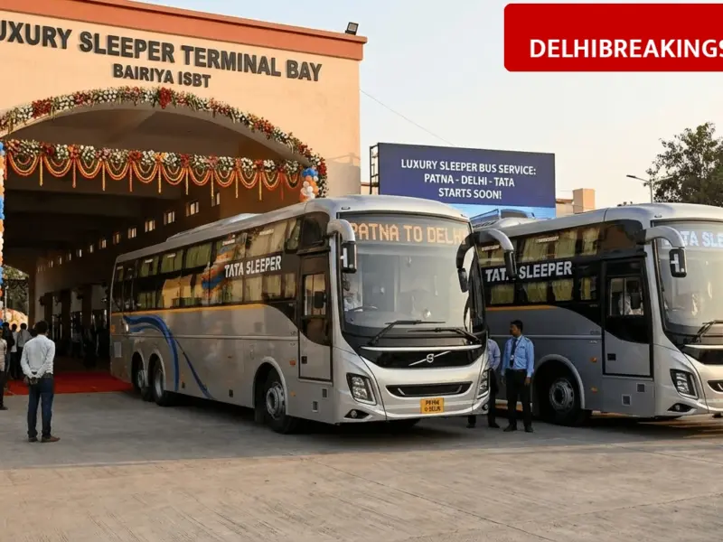 delhibreakings patna to delhi tata puri luxury volvo sleeper bus service update Patna to Delhi and Tata Luxury Volvo Sleeper Bus Service to Start Soon from Bairiya ISBT