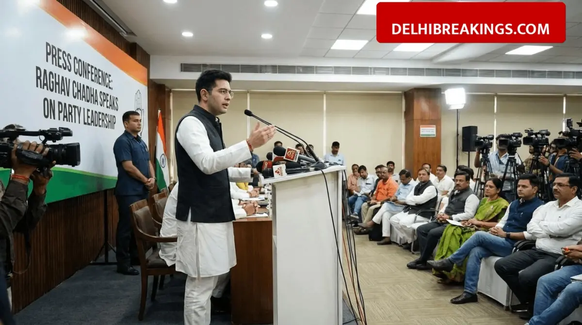 delhibreakings raghav chadha aap allegations deputy leader removal news Raghav Chadha Rebuts AAP Allegations After Removal as Rajya Sabha Deputy Leader