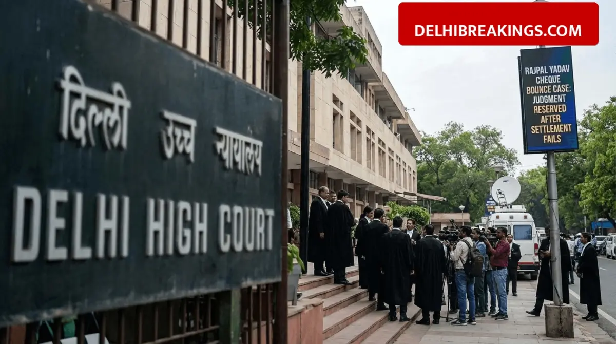 delhibreakings rajpal yadav cheque bounce case delhi high court update Delhi High Court Reserves Judgment in Rajpal Yadav Cheque Bounce Case After Settlement Fails