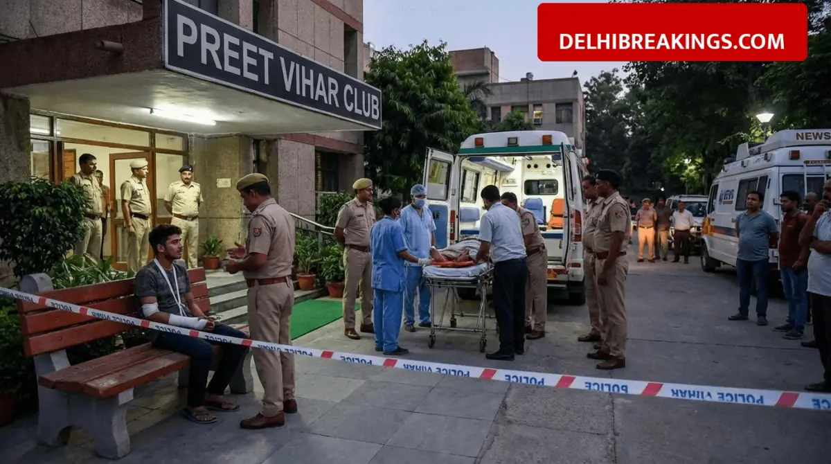 delhibreakings shooting outside preet vihar club sameer mujamil injured Shooting Outside Preet Vihar Club: 21-Year-Old Youth Injured Following Altercation