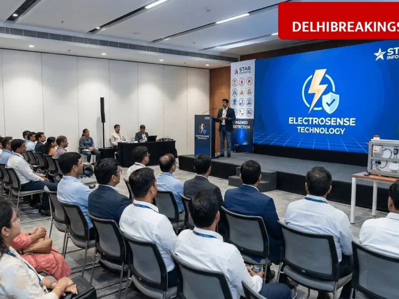 delhibreakings star infomatic launches electrosense electrical hazard safety Star Infomatic Launches ElectroSense Technology to Detect Electrical Hazards Before Human Contact