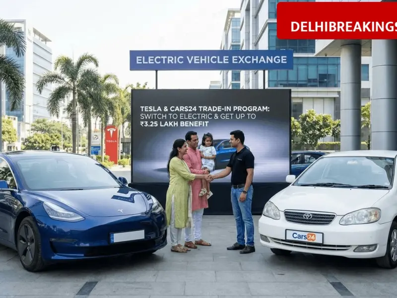 Tesla India and Cars24 Launch New Trade-in Program: Get Up to ₹3.25 Lakh Benefit for Switching to Electric Cars